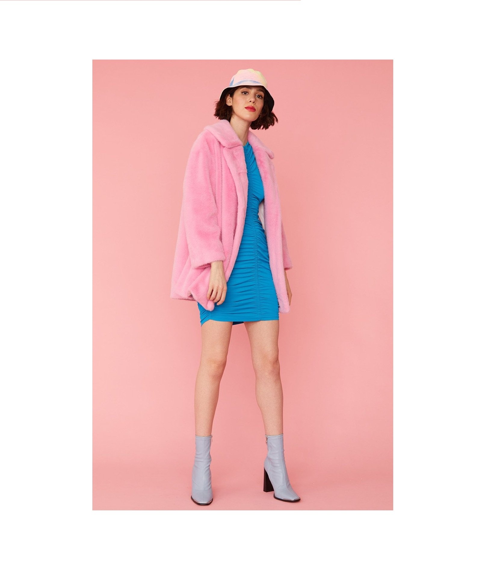 Faux Fur Duchess Midi Coat