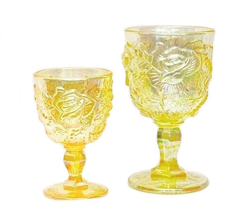 Honey Luster Goblet
