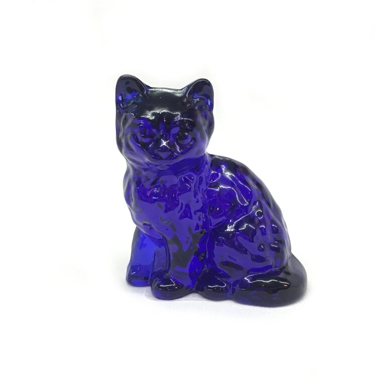 Glass Kitty in Cobalt