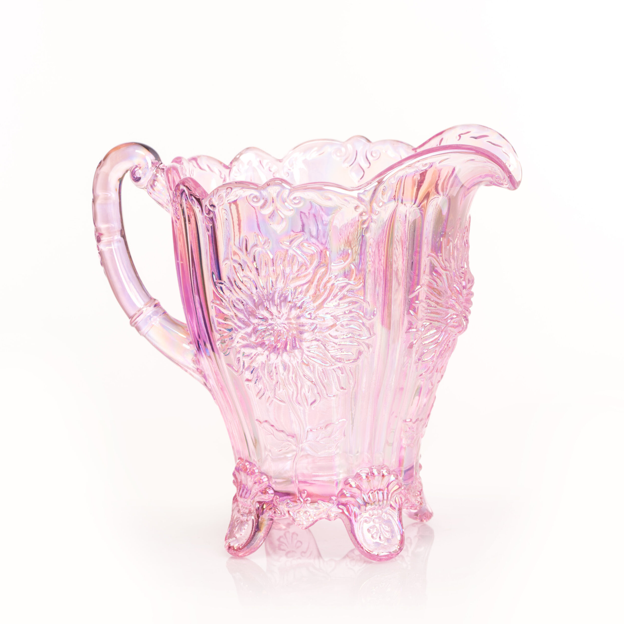 Dahlia Pitcher in Pink Luster