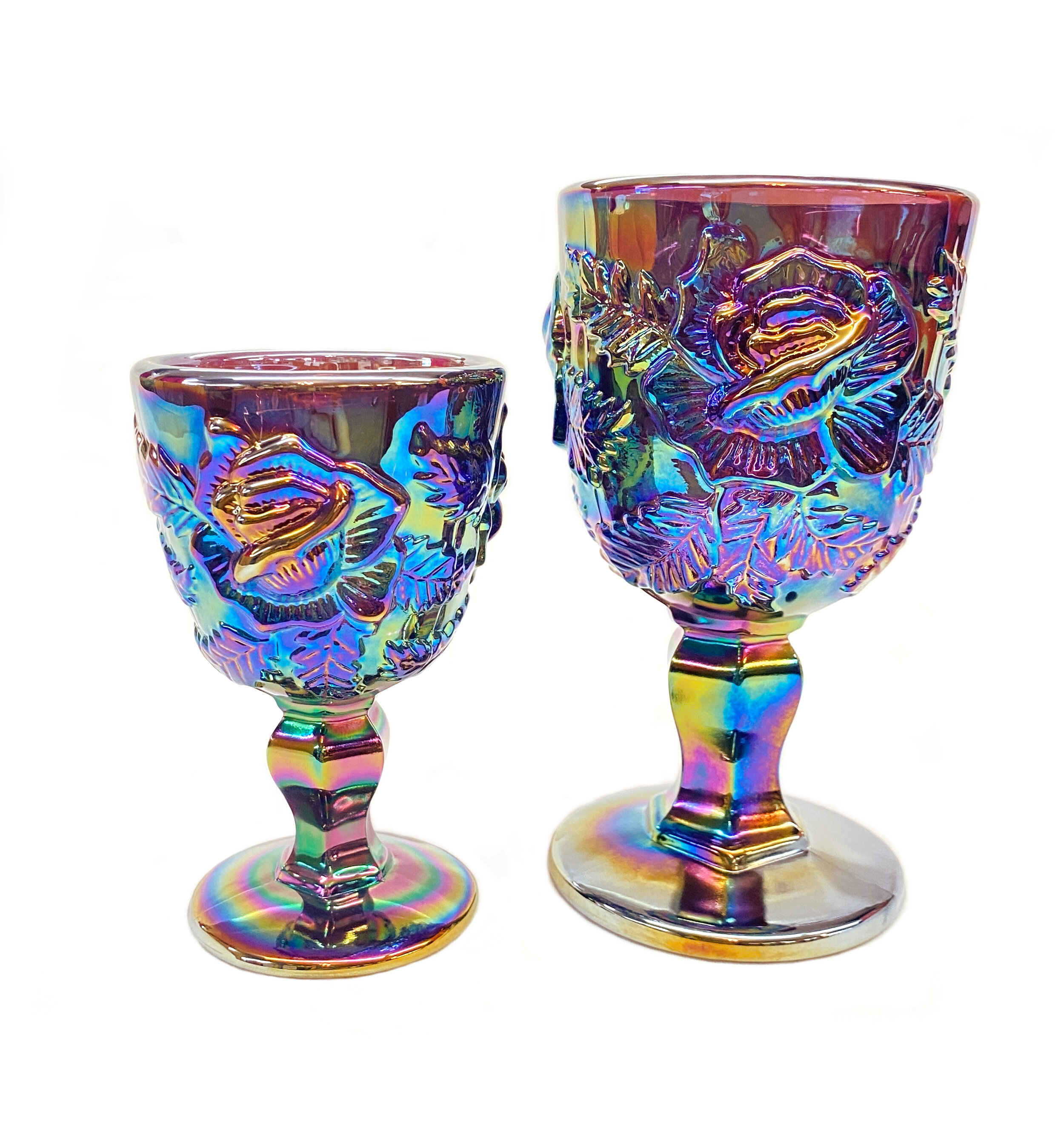 Amethyst Luster Goblet