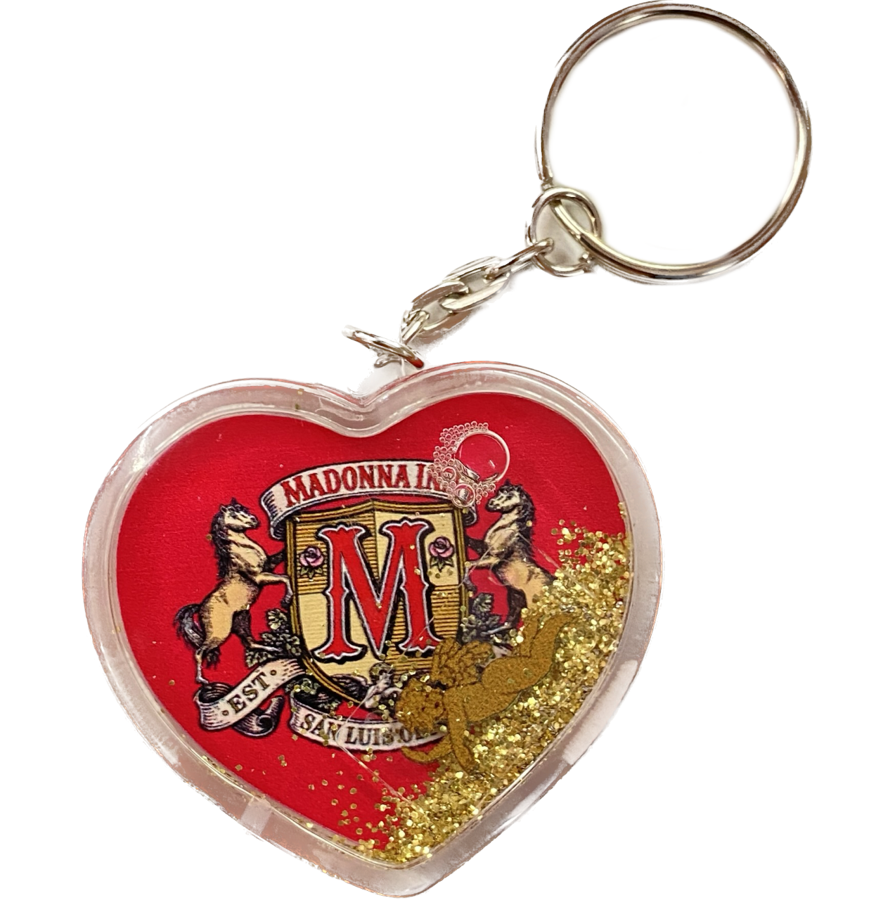Floaty Heart Key Chain