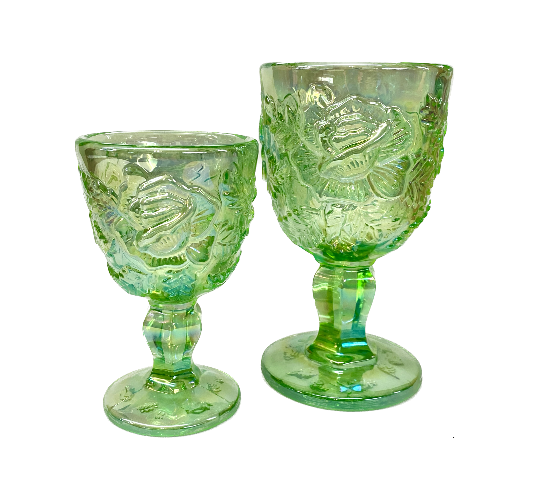 Peridot Luster Goblet