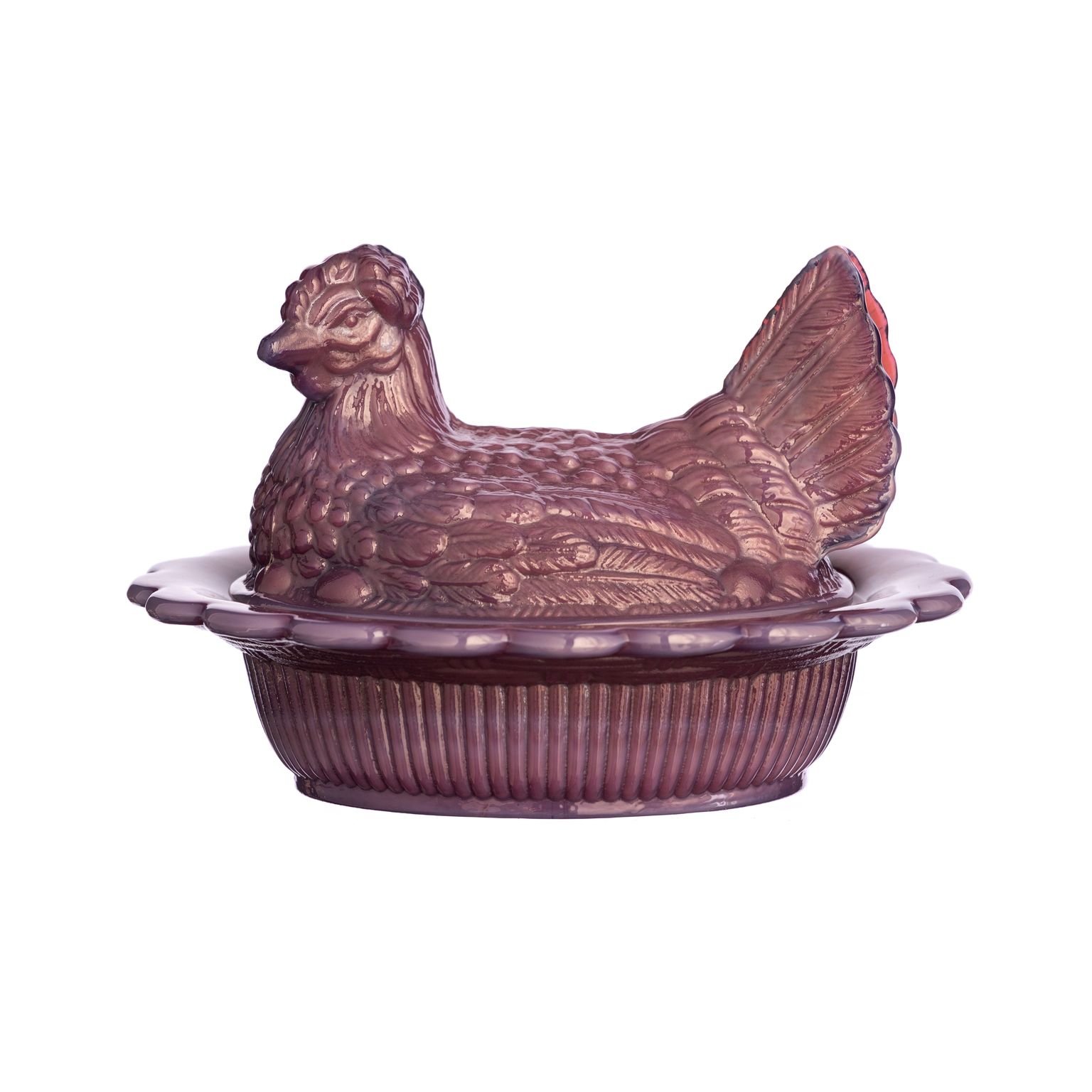 Covered Hen Dish in Eggplant