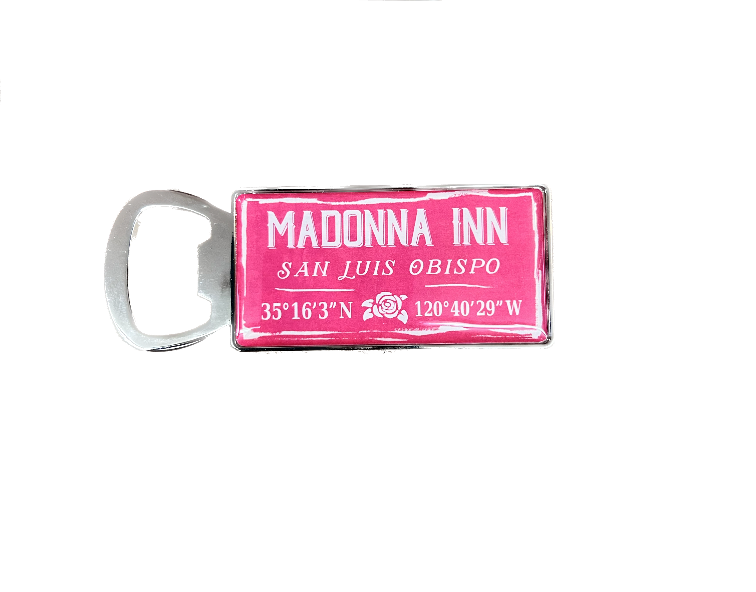 Lat/Long Bottle Opener Magnet
