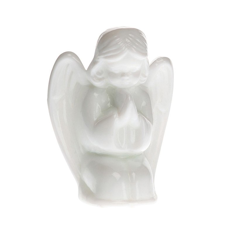 Glass Angel in White Milk