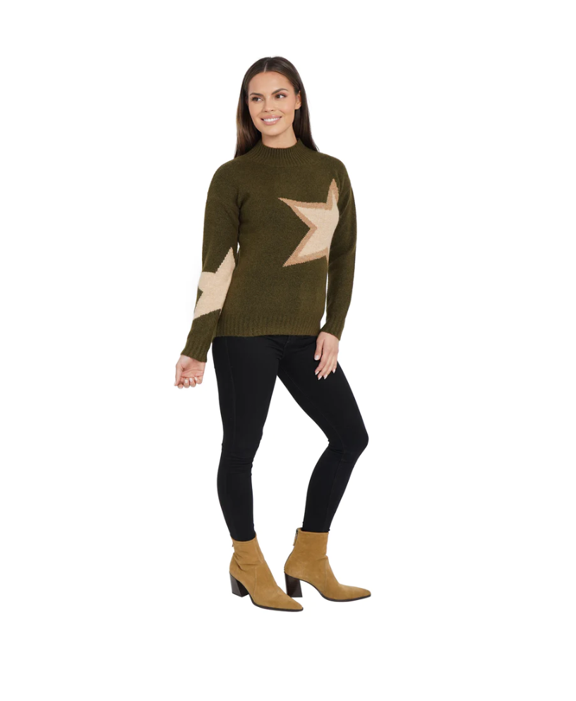 STAR PULLOVER SWEATER