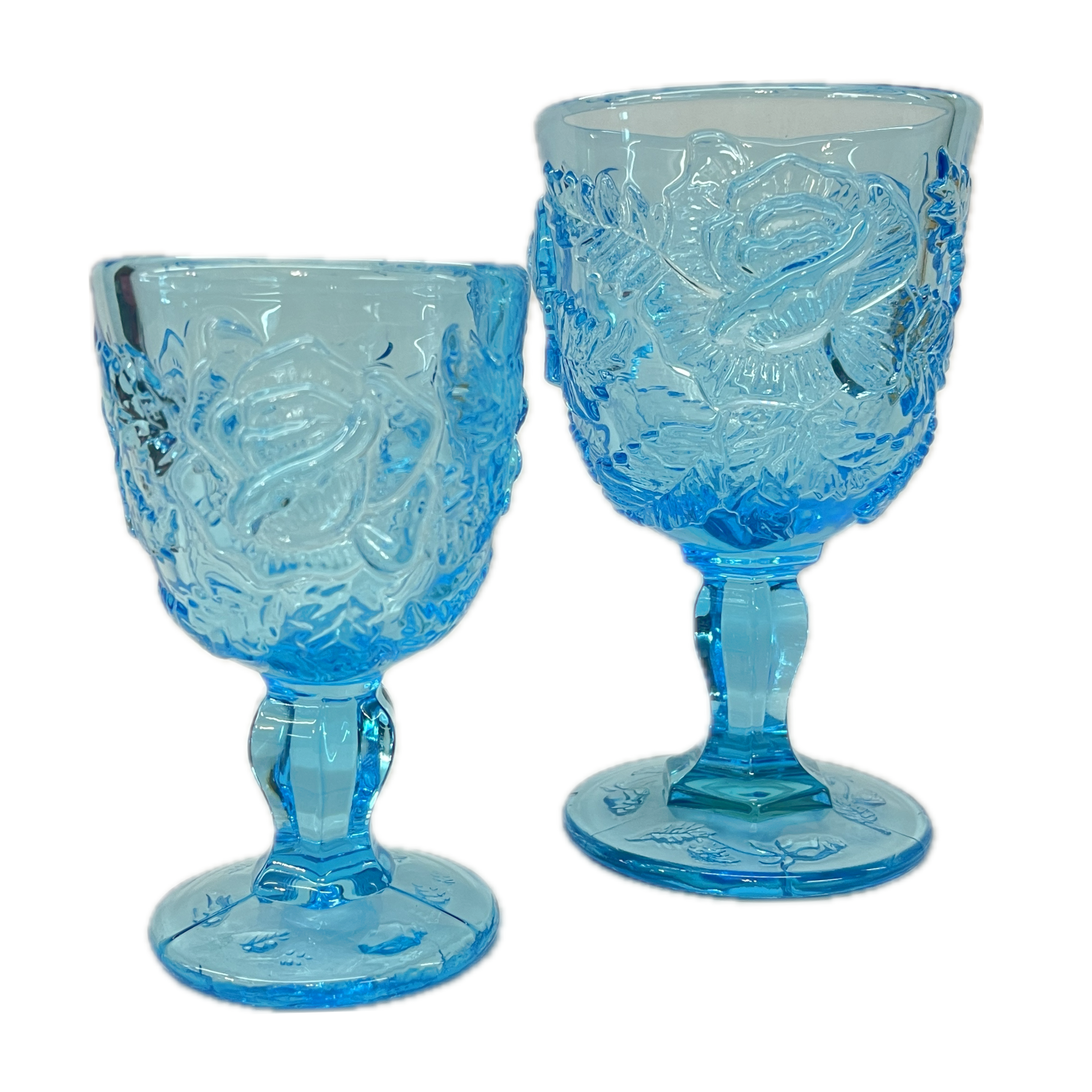 Buffett Blue Goblet