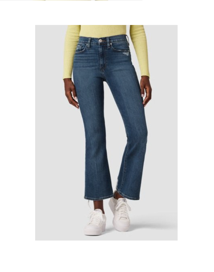 Barbara High-Rise Bootcut Crop Jean