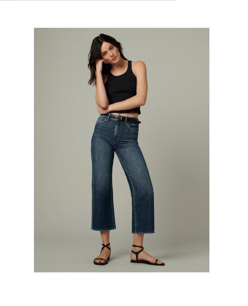 THE BLAKE HIGH RISE WIDE LEG CROP // WEIGHTLESS