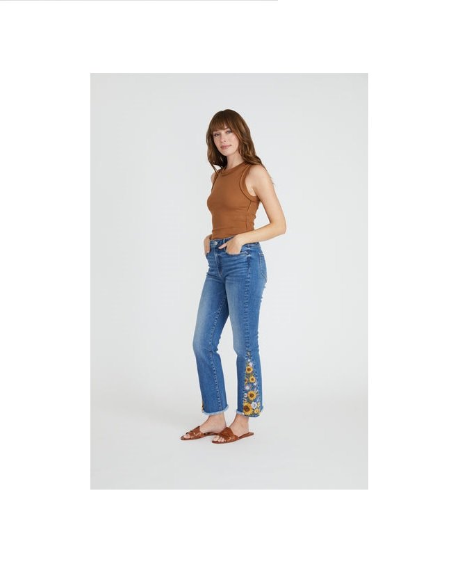Clara Ankle Flare - Sunflower