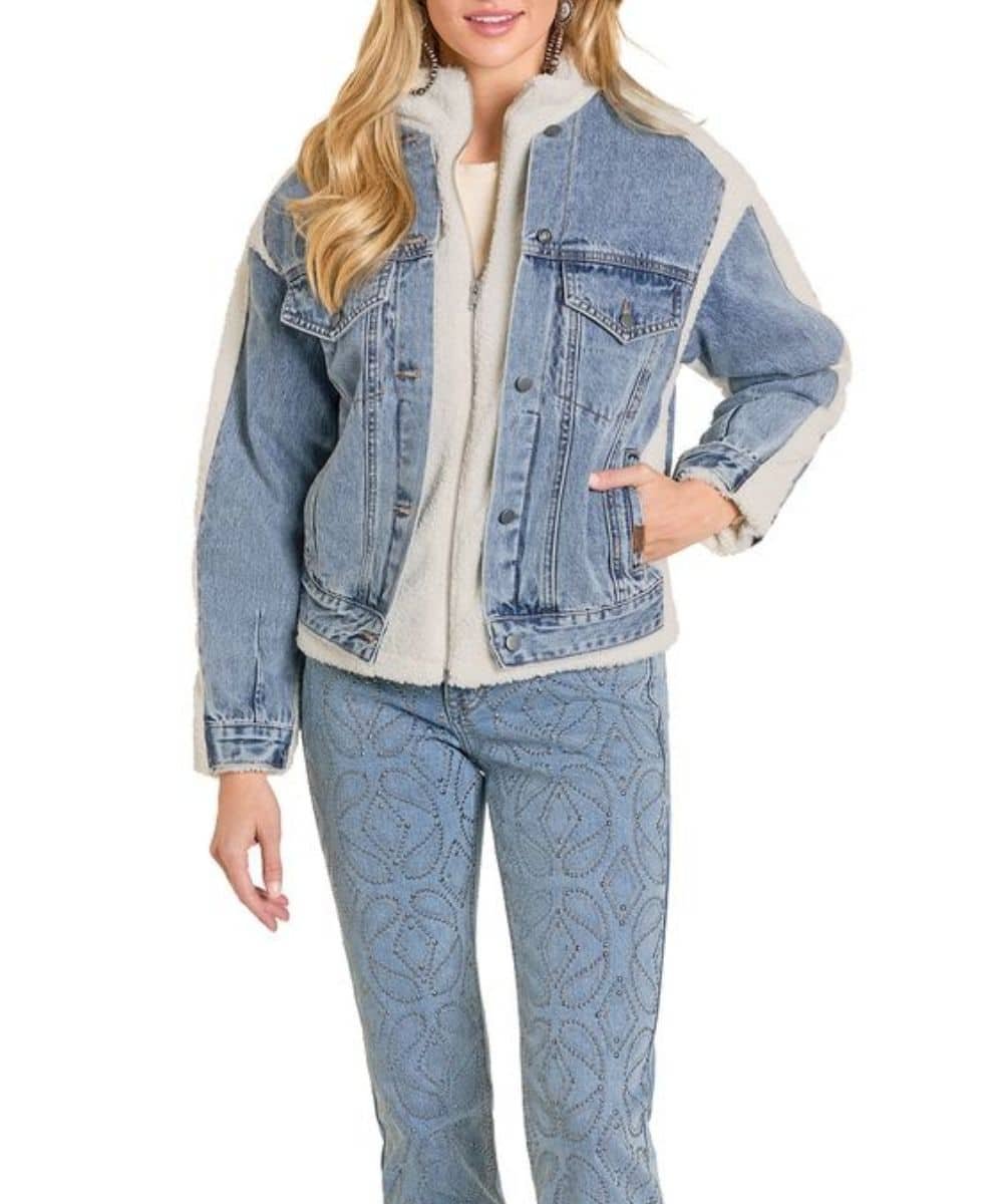 Denim & Sherpa Jacket