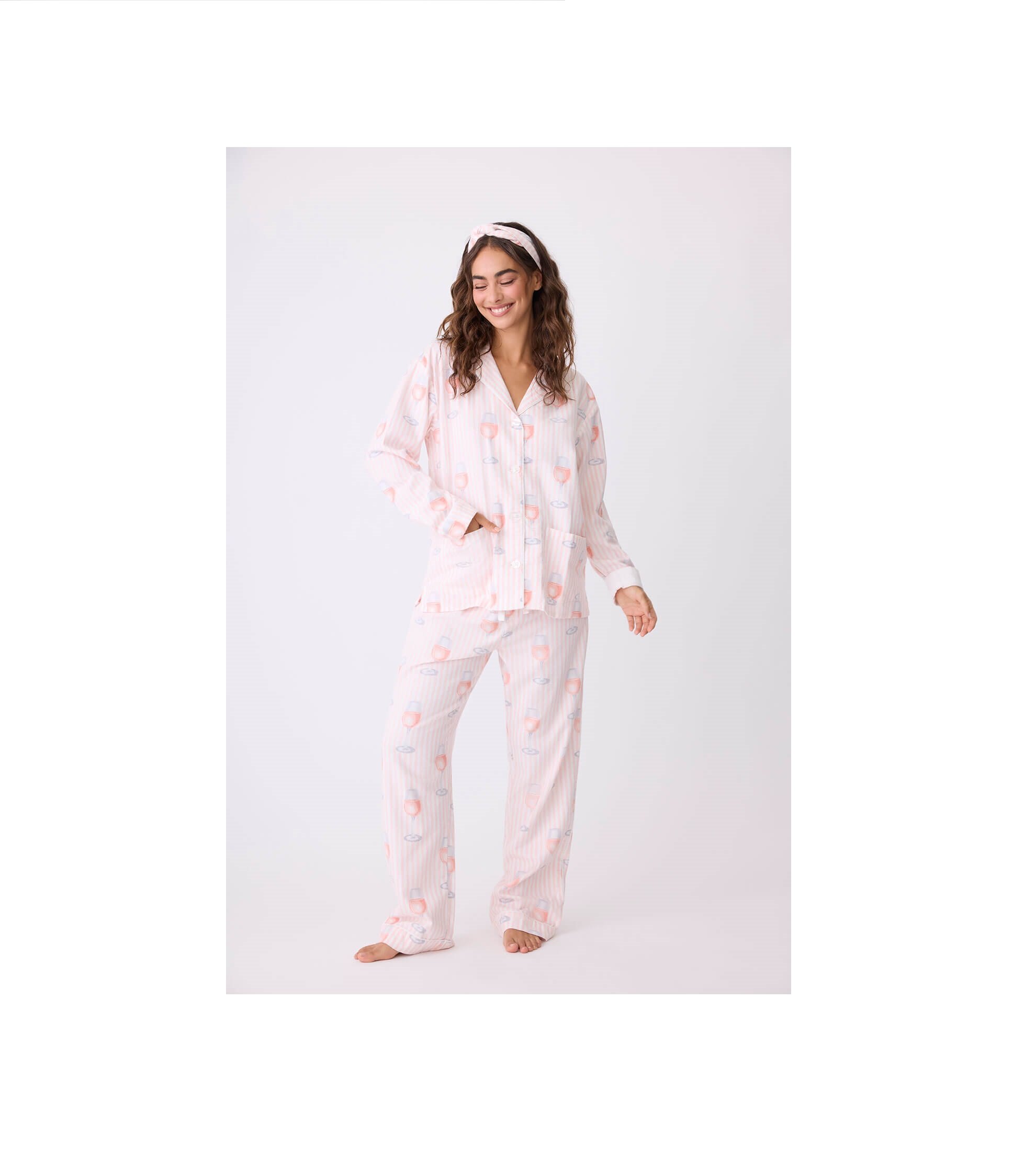 Rose All Day Flannel PJ Set
