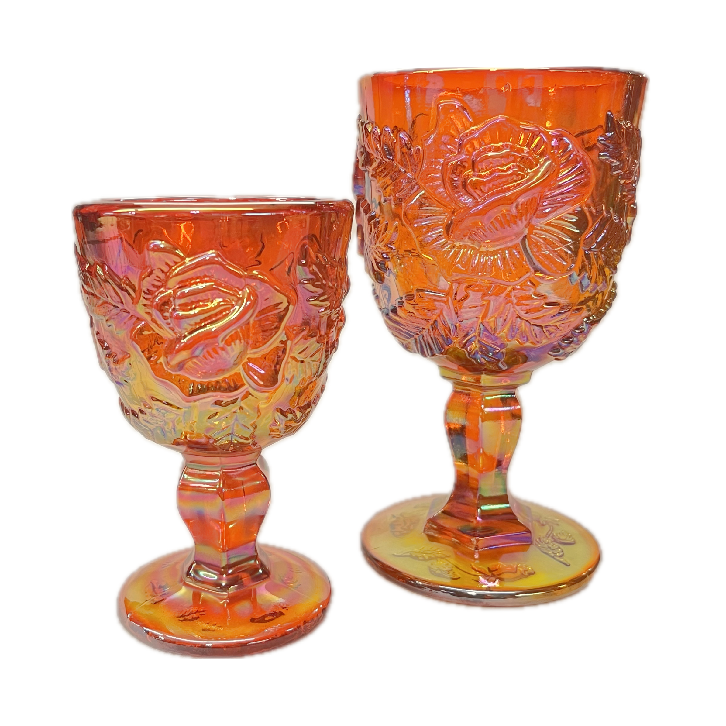 Marigold Luster Goblet
